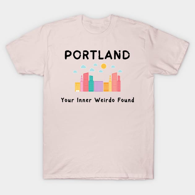 Inner Weirdo Found |Portland Slogan T-Shirt by Sura